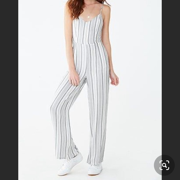 Forever 21 Pants - Forever 21 striped jumpsuit